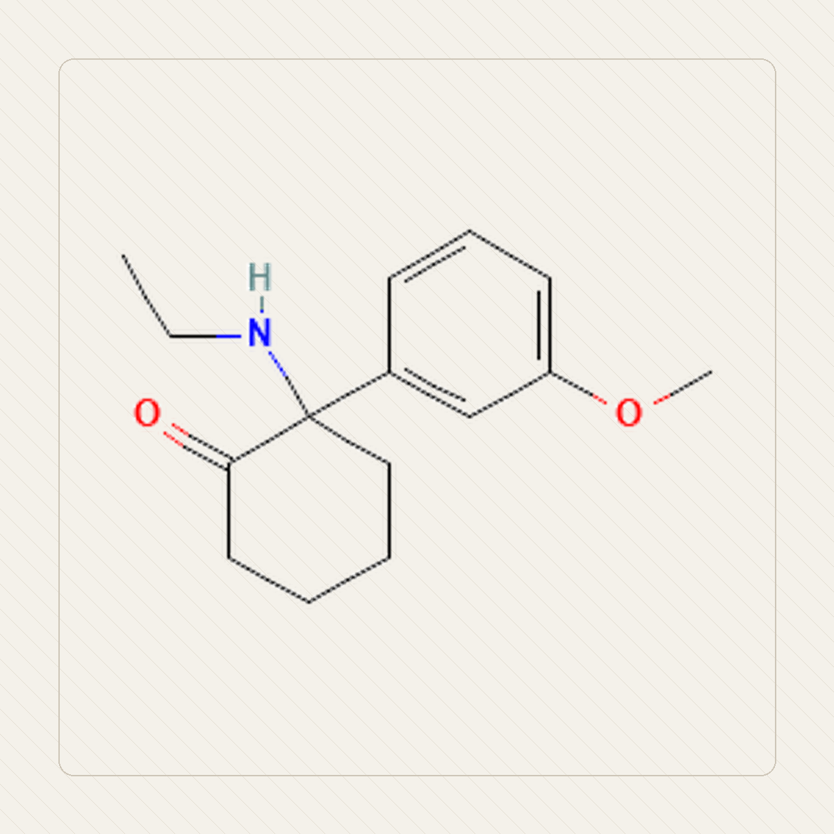 MXE, educational illustration of the molecular structure